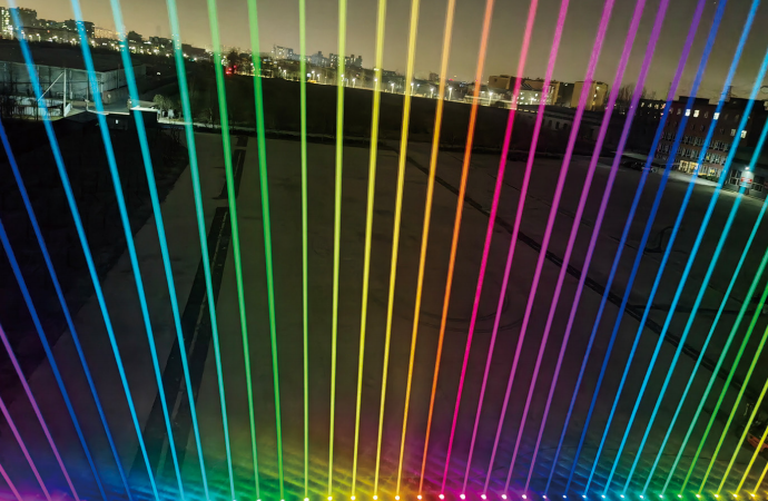 300W al aire libre impermeable RGB Luz láser de haz de color completo detail 4