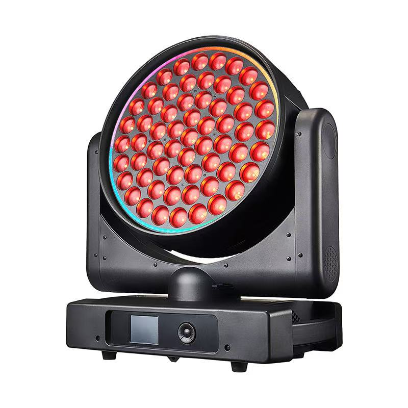 Luz de lavado de color de cabeza móvil 61X20W (luces auxiliares dobles incorporadas y externas)