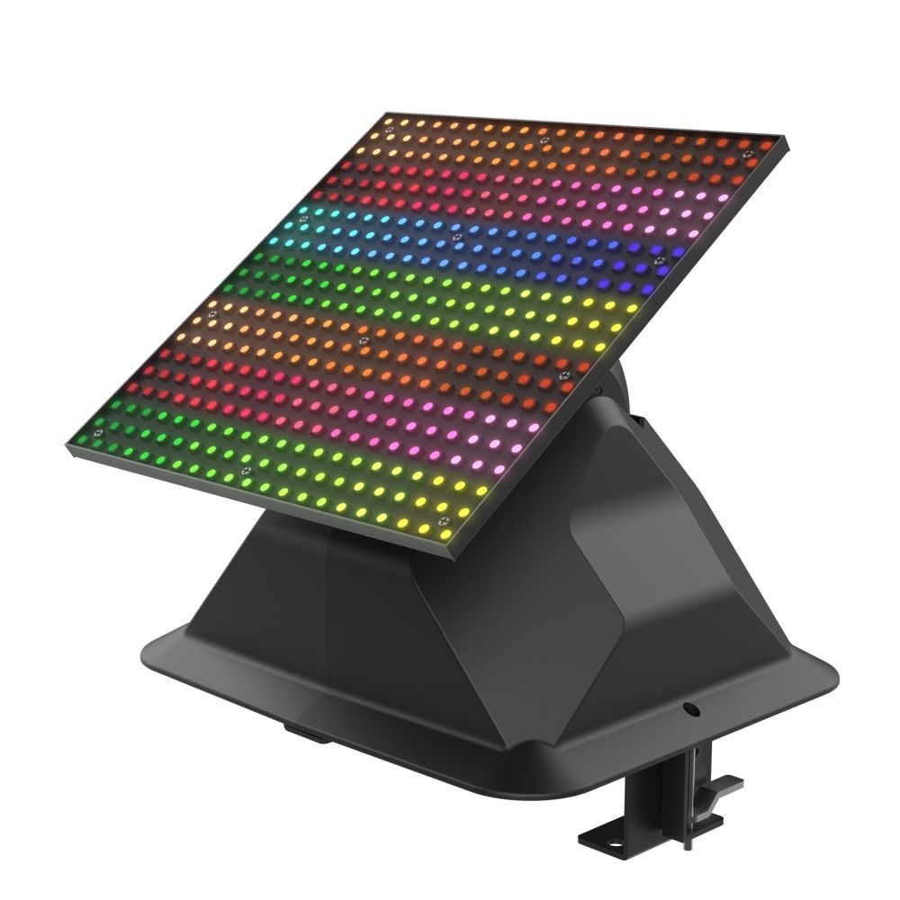 Flat panel moving head strobe light