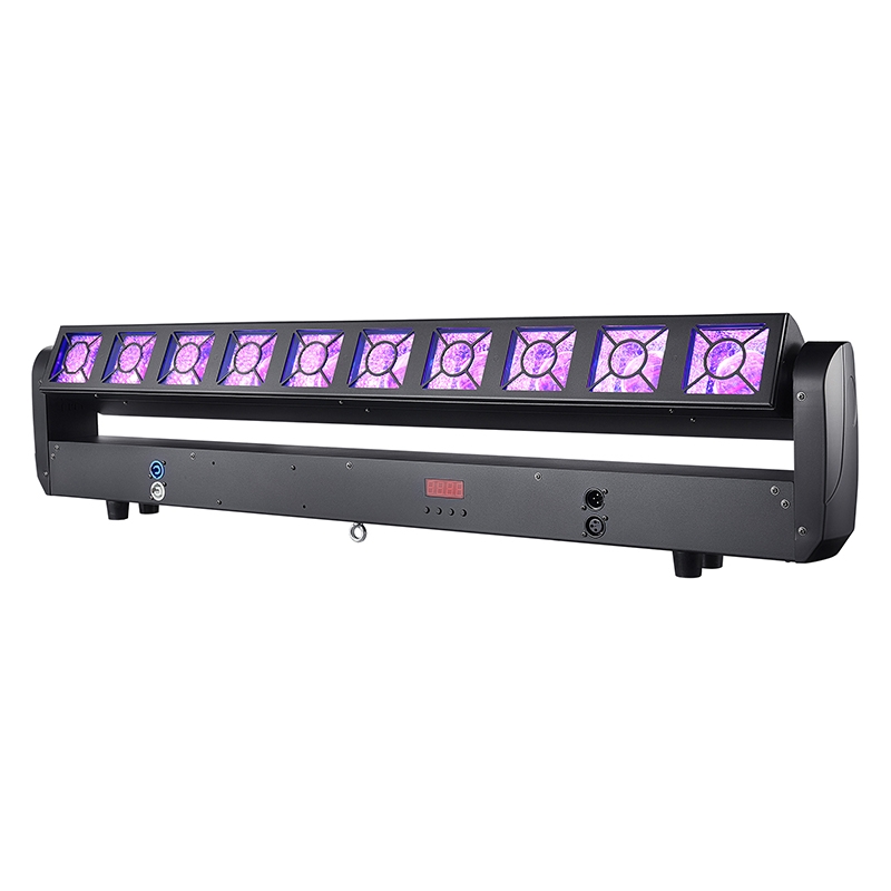 10-piece glass 2-in-1 head-moving light strip