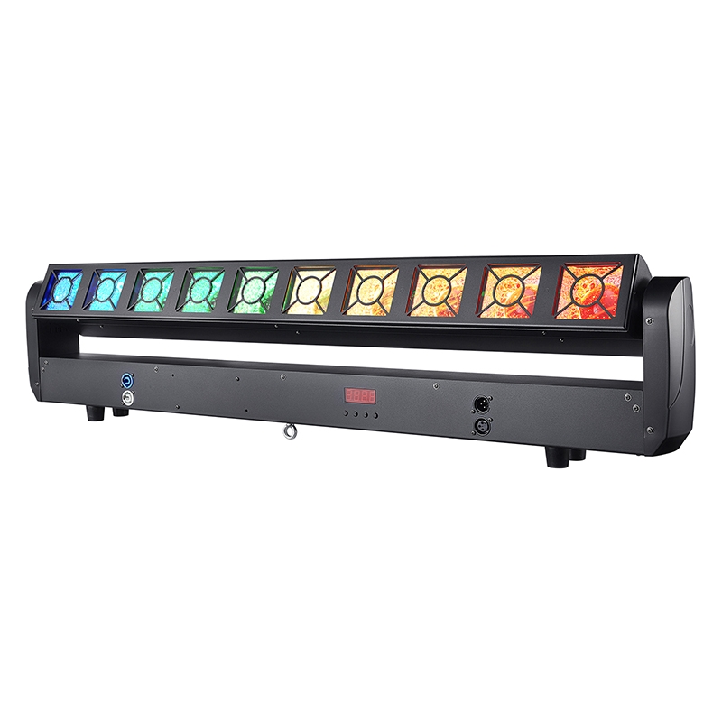 10-piece glass 2-in-1 head-moving light strip