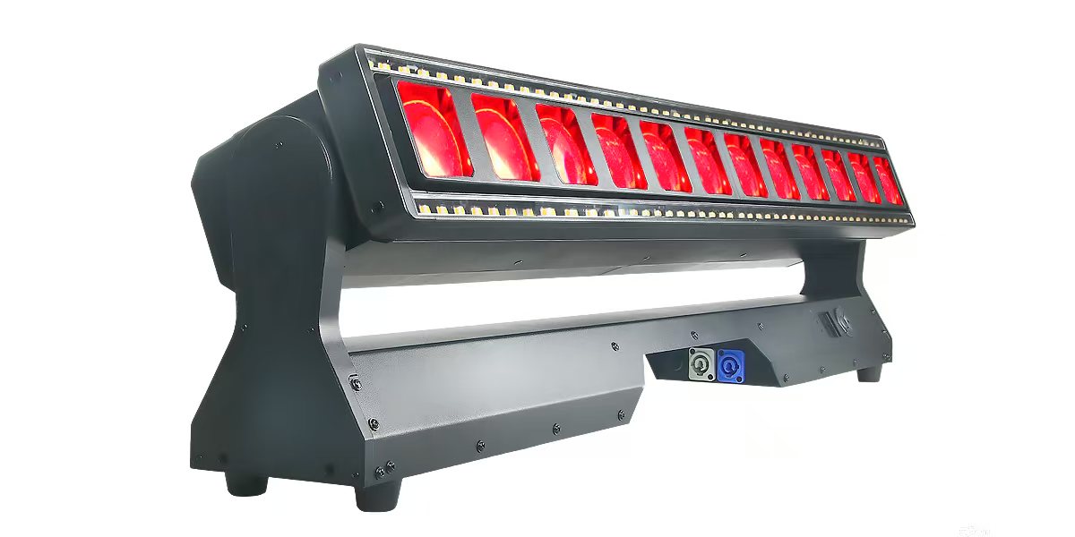 12 × 40W LED Luzes de cascabel