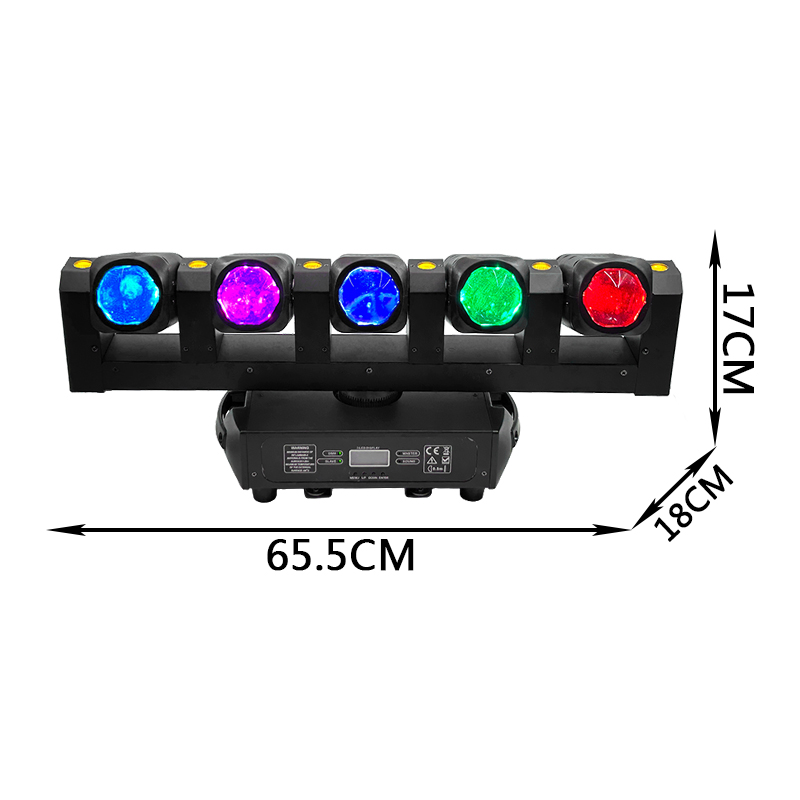 Five-finger moving head light  detail 1