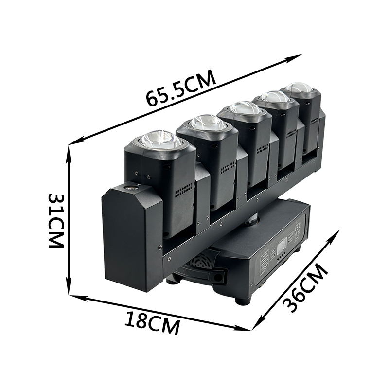 Five-finger moving head light  detail 2