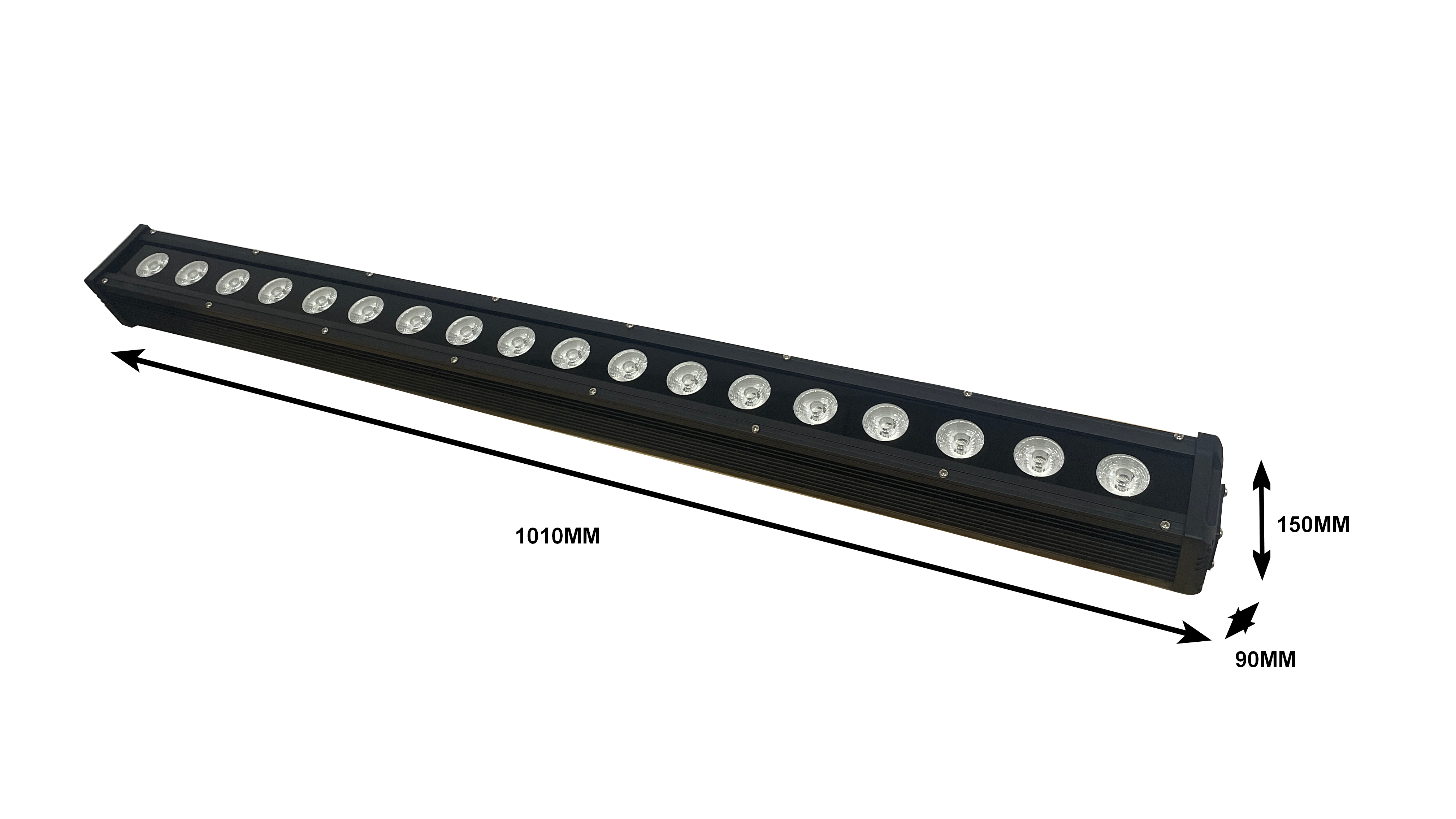 18 lámparas de lavadora de pared controladas por puntos impermeables