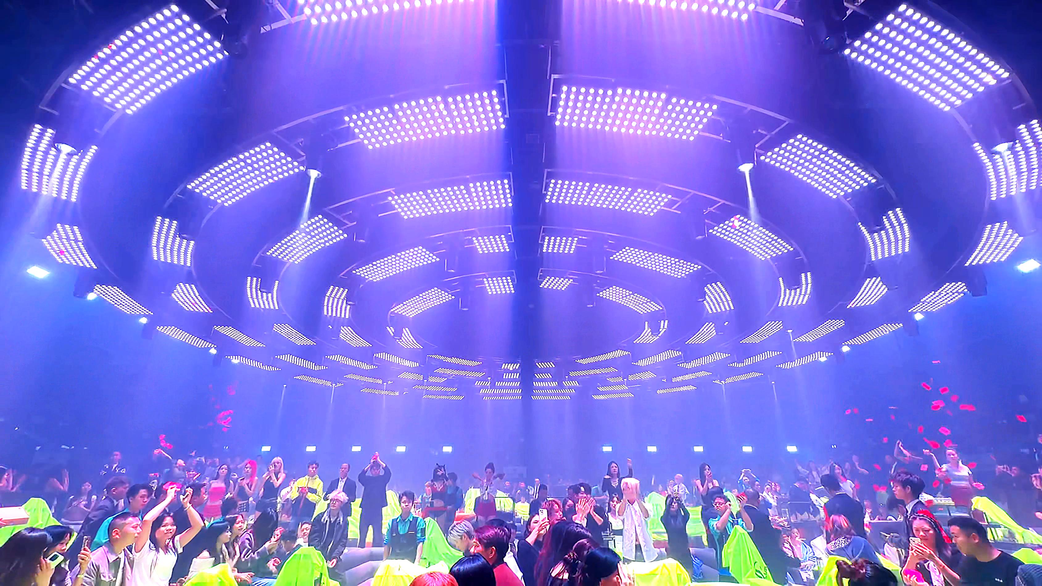Outdoor stage wide shot