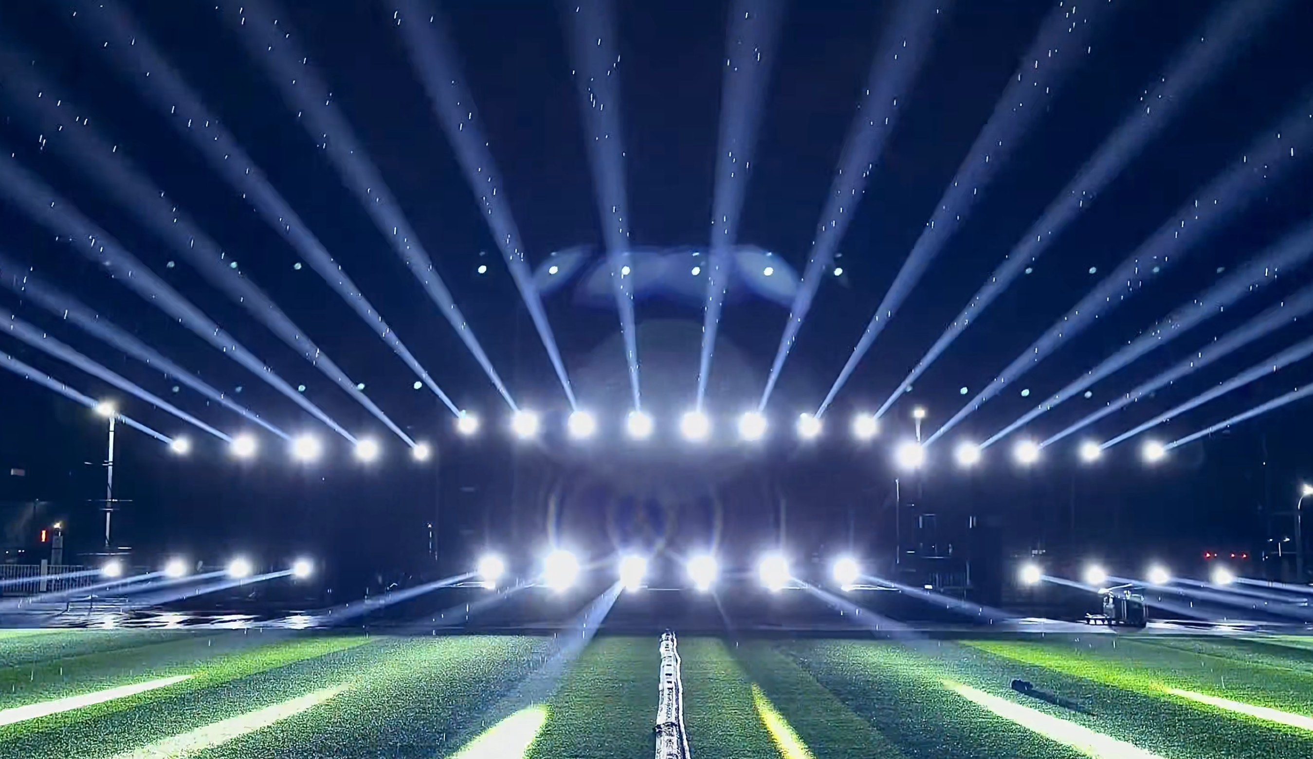 LightfeelPro Outdoor Stage Lighting Project at Changsha Artificial Lawn Sports Field